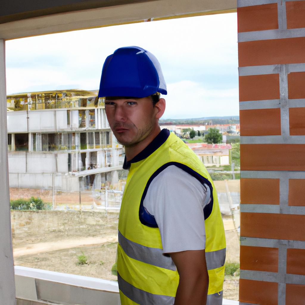 Person managing construction and maintenance